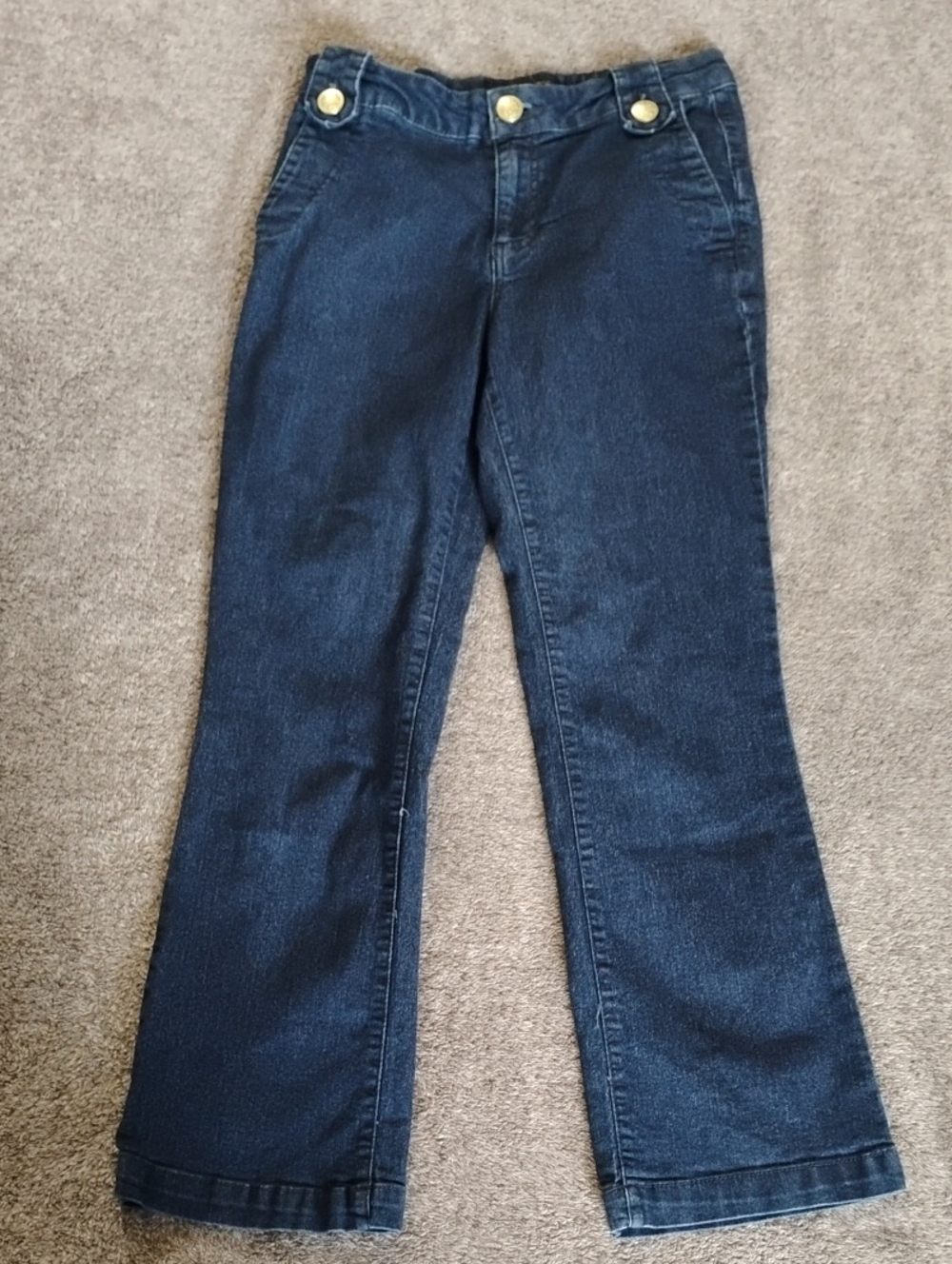 Rachel Zoe Crested Button Jeans